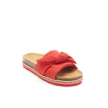 Charger l'image dans la galerie, Sandale EMA en microfibre rouge