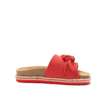Charger l'image dans la galerie, Sandale EMA en microfibre rouge