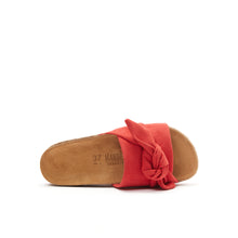 Charger l'image dans la galerie, Sandale EMA en microfibre rouge