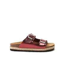 Load image into Gallery viewer, Bordeaux platforms ANA made with eco-leather