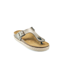 Carica l'immagine nel visualizzatore di Gallery, Bronze platforms GALA made with eco-leather