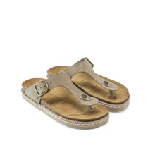 Carica l'immagine nel visualizzatore di Gallery, Taupe platforms GALA made with nubuck leather