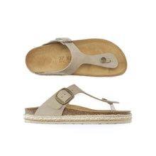 Carica l'immagine nel visualizzatore di Gallery, Taupe platforms GALA made with nubuck leather