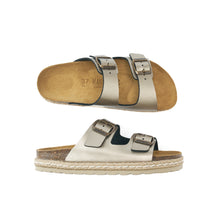 Carica l'immagine nel visualizzatore di Gallery, Bronze platforms ANA made with eco-leather