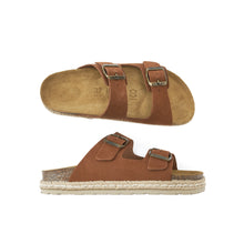 Carica l'immagine nel visualizzatore di Gallery, Chestnuts platforms ANA made with suede leather