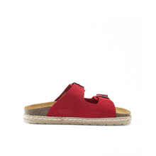 Carica l'immagine nel visualizzatore di Gallery, Red platforms ANA made with suede leather