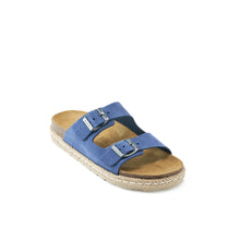 Carica l'immagine nel visualizzatore di Gallery, Jeans platforms ANA made with suede leather