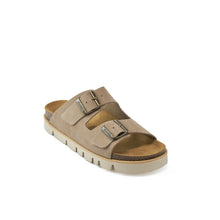 Carica l'immagine nel visualizzatore di Gallery, Taupe platforms ANA made with suede leather