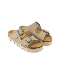 Carica l'immagine nel visualizzatore di Gallery, Taupe platforms ANA made with suede leather
