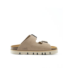 Carica l'immagine nel visualizzatore di Gallery, Taupe platforms ANA made with suede leather