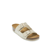 Carica l'immagine nel visualizzatore di Gallery, Beige platforms CARLA made with eco-leather