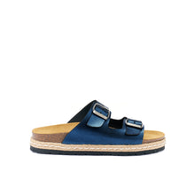 Carica l'immagine nel visualizzatore di Gallery, Navy platforms ANA made with eco-leather