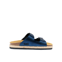 Carica l'immagine nel visualizzatore di Gallery, Navy platforms ANA made with eco-leather