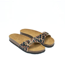 Load image into Gallery viewer, Brown single-strap AGATA made with eco-leather