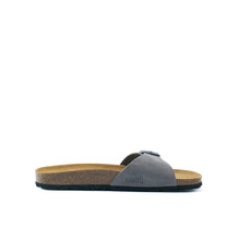 Carica l'immagine nel visualizzatore di Gallery, Grey single-strap AGATA made with suede leather
