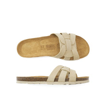 Carica l'immagine nel visualizzatore di Gallery, Beige multi-straps CLARA made with suede leather