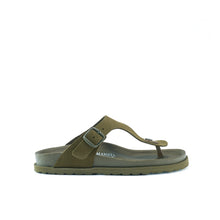 Charger l'image dans la galerie, Moss Green platforms GALA made with suede leather