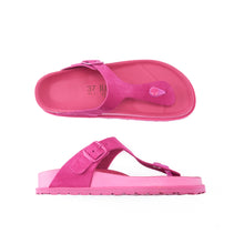 Charger l'image dans la galerie, Moss Green platforms GALA made with suede leather