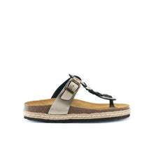 Carica l'immagine nel visualizzatore di Gallery, Bronze platforms LUNA made with eco-leather