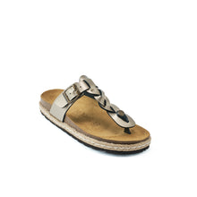 Carica l'immagine nel visualizzatore di Gallery, Bronze platforms LUNA made with eco-leather