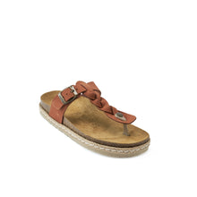Carica l'immagine nel visualizzatore di Gallery, Brown platforms LUNA made with nubuck leather
