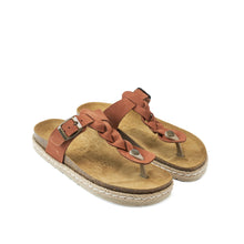 Carica l'immagine nel visualizzatore di Gallery, Brown platforms LUNA made with nubuck leather