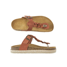 Carica l'immagine nel visualizzatore di Gallery, Brown platforms LUNA made with nubuck leather