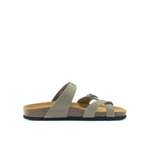 Carica l'immagine nel visualizzatore di Gallery, Grey thong DARIA made with nubuck leather