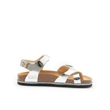 Carica l'immagine nel visualizzatore di Gallery, Silver thong ELISA made with eco-leather