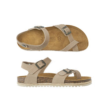 Carica l'immagine nel visualizzatore di Gallery, Taupe thong ELISA made with suede leather