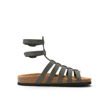Carica l'immagine nel visualizzatore di Gallery, Grey sandals ANITA made with eco-leather