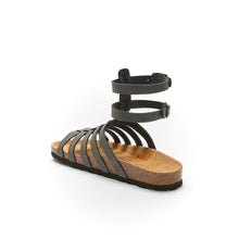 Carica l'immagine nel visualizzatore di Gallery, Grey sandals ANITA made with eco-leather