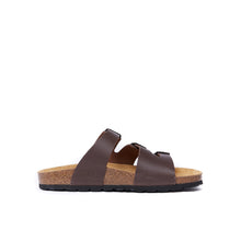 Load image into Gallery viewer, Dark Brown multi-straps ALVARO made with oiled leather