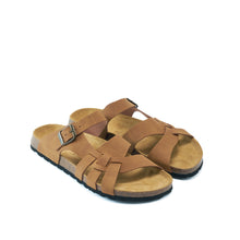 Charger l'image dans la galerie, Cognac Brown multi-straps ALVARO made with eco-leather