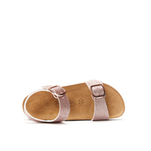 Charger l'image dans la galerie, Sandale INES en cuir éco or