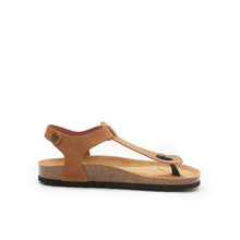 Carica l'immagine nel visualizzatore di Gallery, Brown sandals LEON made with eco-leather