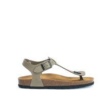 Charger l'image dans la galerie, Grey sandals LEON made with nubuck leather