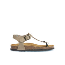 Charger l'image dans la galerie, Taupe sandals LEON made with nubuck leather