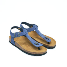 Charger l'image dans la galerie, Jeans sandals LEON made with suede leather