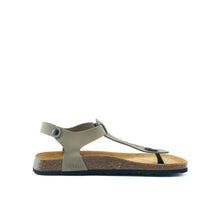Charger l'image dans la galerie, Grey sandals LEON made with nubuck leather