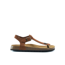 Carica l'immagine nel visualizzatore di Gallery, Chestnuts sandals LEON made with suede leather