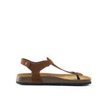 Carica l'immagine nel visualizzatore di Gallery, Chestnuts sandals LEON made with suede leather