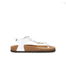Carica l'immagine nel visualizzatore di Gallery, White sandals AIDA made with eco-leather