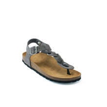 Charger l'image dans la galerie, Grey sandals AIDA made with suede leather