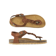 Charger l'image dans la galerie, Chestnuts sandals AIDA made with suede leather
