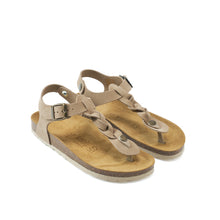 Carica l'immagine nel visualizzatore di Gallery, Taupe sandals AIDA made with suede leather
