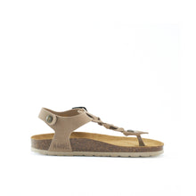 Carica l'immagine nel visualizzatore di Gallery, Taupe sandals AIDA made with suede leather