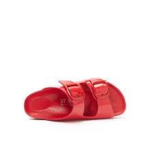 Carica l'immagine nel visualizzatore di Gallery, Red two-straps ALBERTO made with eco-leather