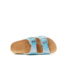 Carica l'immagine nel visualizzatore di Gallery, Navy two-straps ALBERTO made with glitter