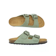 Carica l'immagine nel visualizzatore di Gallery, Rosemary two-straps ALBERTO made with suede leather